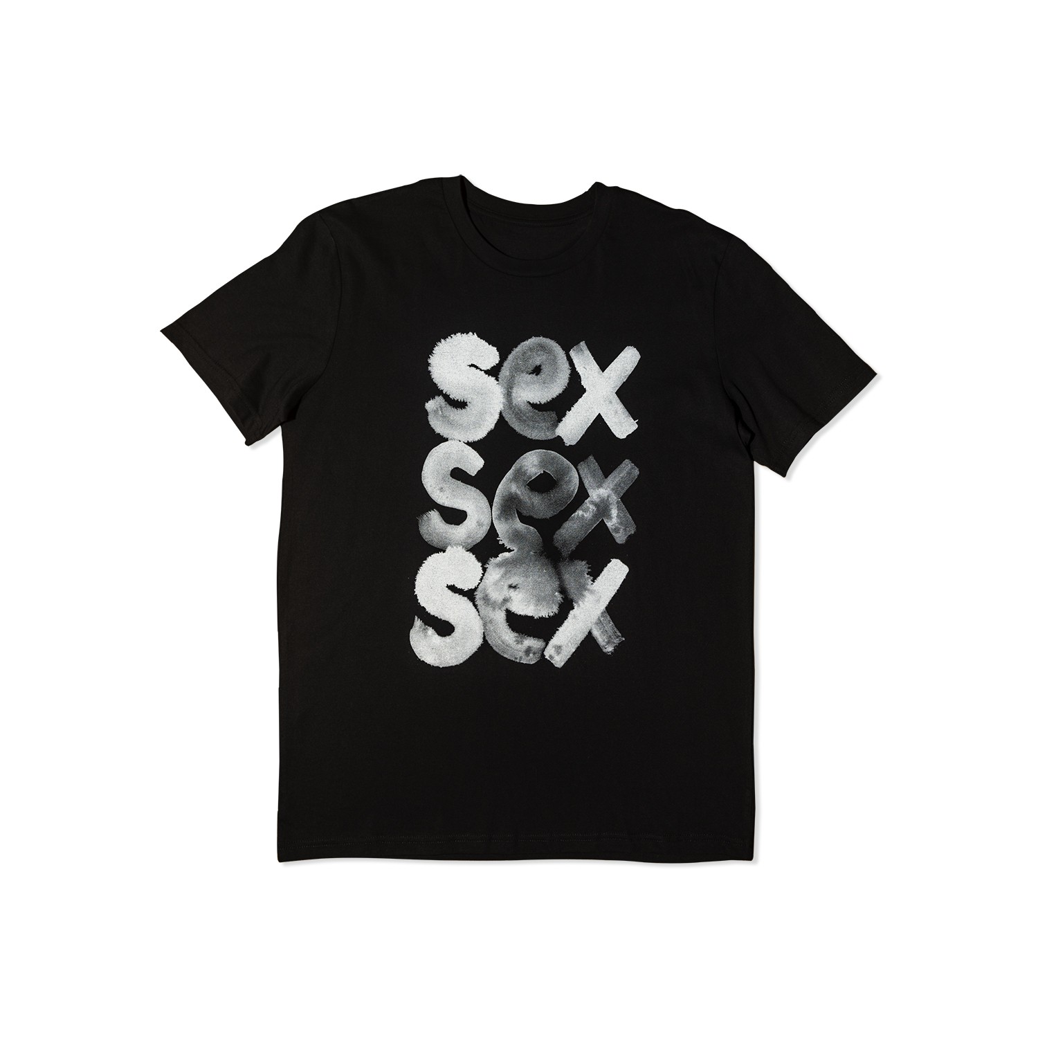 BRANDÃO FABER HUNGER - T-Shirt Sex Sex Sex - Medium, Black