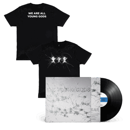 THE YOUNG GODS – Appear Disappear Vinyl + Black T-Shirt Bundle
