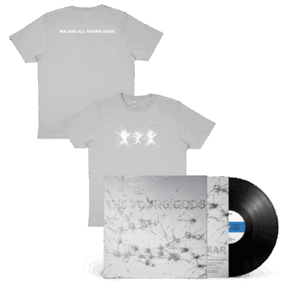 THE YOUNG GODS – Appear Disappear Vinyl + Light Grey T-Shirt Bundle