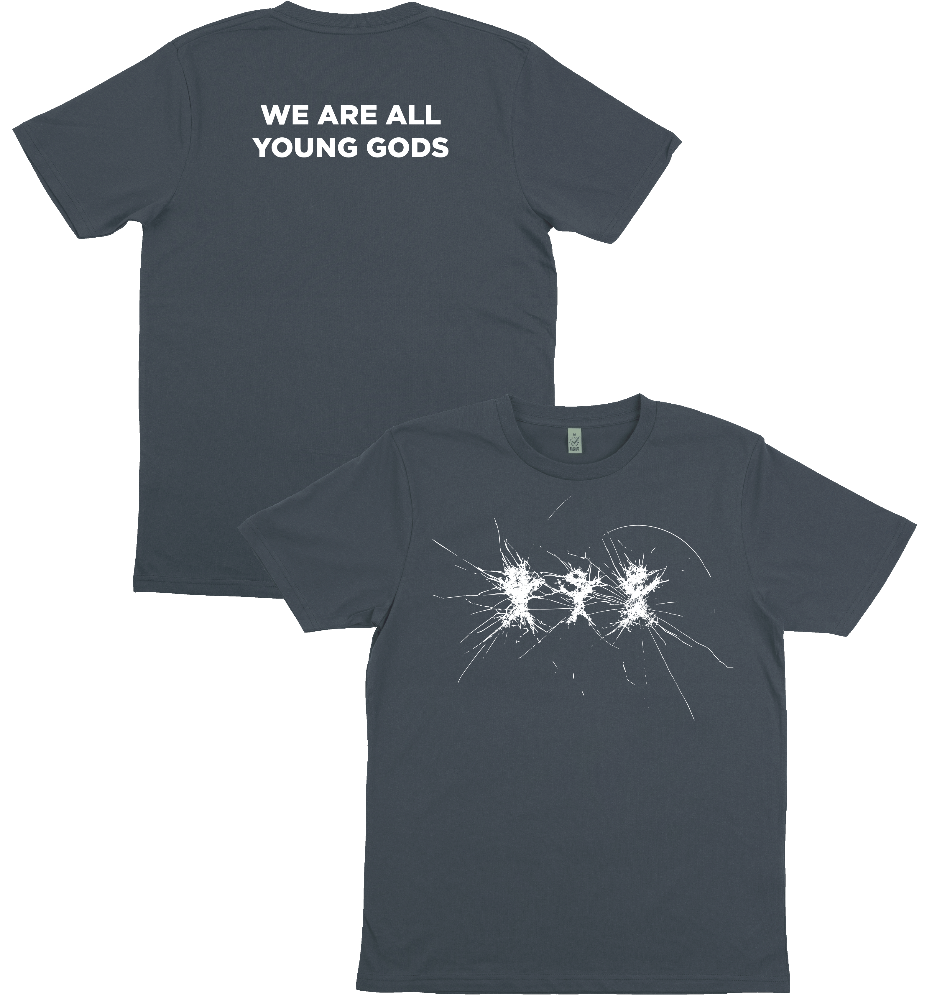 THE YOUNG GODS – We Are All Young Gods Light Charcoal T-Shirt